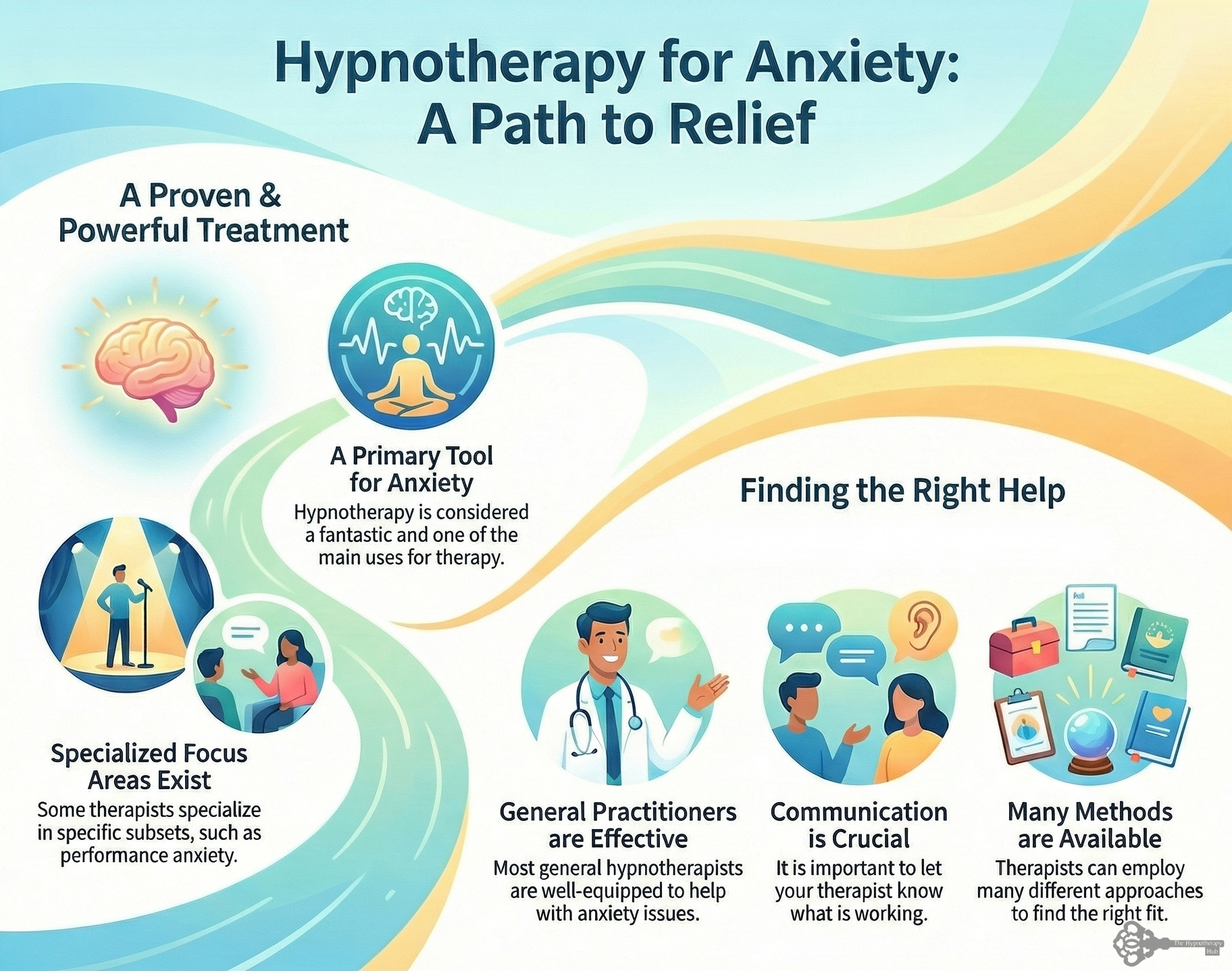 Does Hypnotherapy Help With Anxiety Disorders? Infographic