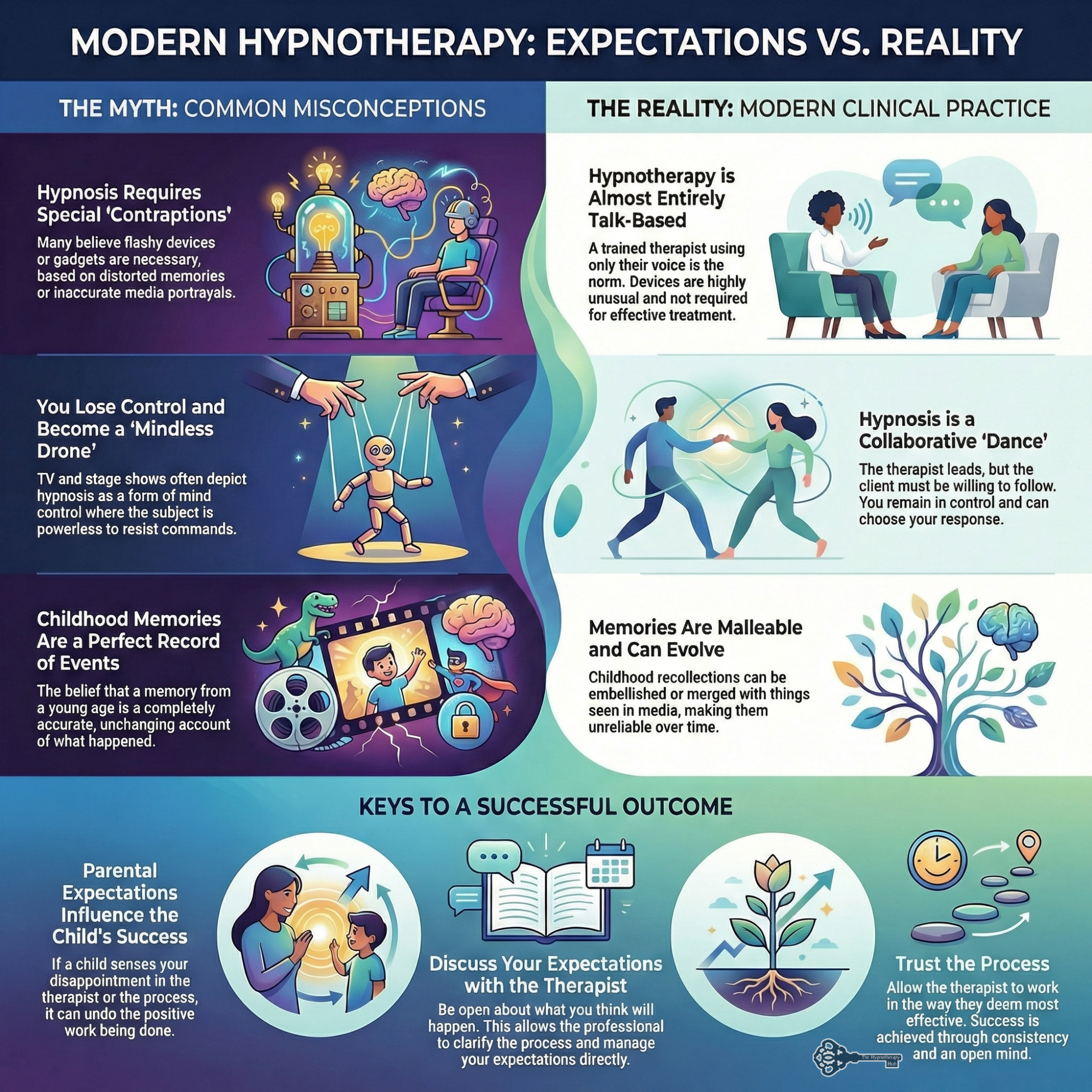 Can Hypnotherapy for Children Replicate a Successful Experience from the Past? Infographic